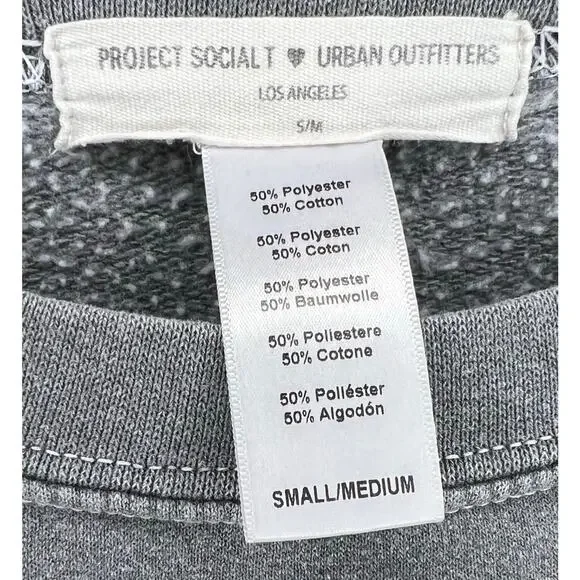 Project Social T x Urban Outfitters Skateboarding Skeletons Crewneck sz. SM/MED - Picture 3 of 6